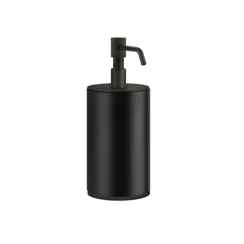 GESSI VENTI20 Дозатор для жидкого мыла настольный, цвет черный, фурнитура Aged Bronze