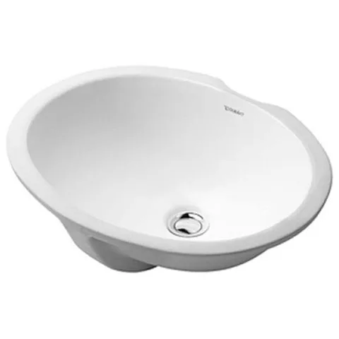 Duravit Bacino Умывальник встраиваемый, для встраивания снизу, с переливом, без площадки под смеситель