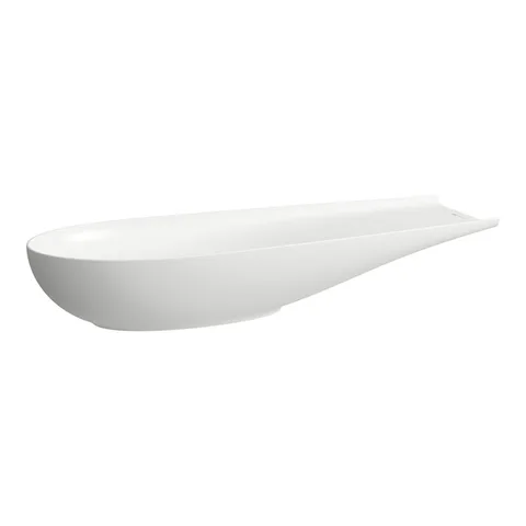 Laufen Alessi One Раковина-чаша 1000х380х170мм без перелива, без отв. под смеситель, L/R, с крышкой слива, цвет: белый матовый