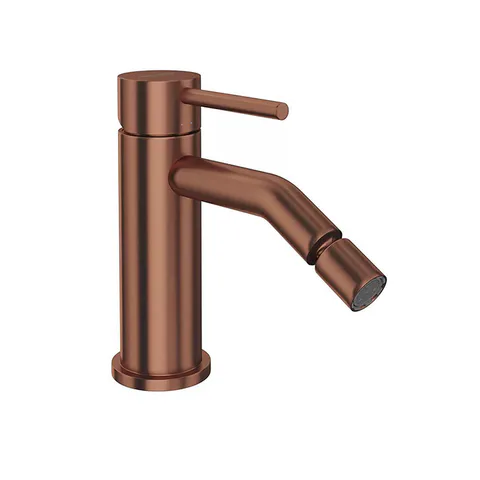 Kerama Marazzi Смеситель для биде ETERNA однорычажный с донным клапаном 3/8”, брашированная медь, pvd