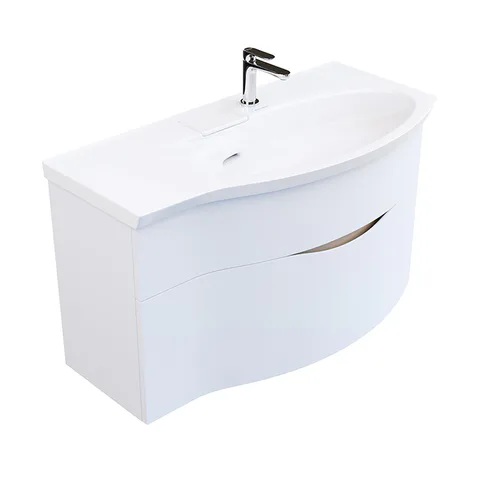 Kerama Marazzi Тумба RIVA 100 см правая, белая матовая  (Цена по Распродаже)