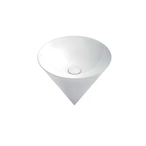 Kerama Marazzi Раковина CONO подвесная 44,5*44,5*35см без отв. под смеситель, без перелива, цвет белый глянцевый