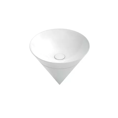 Kerama Marazzi Раковина CONO встраиваемая сверху 44,5*44,5*35см, без отв. под смеситель, без перелива, цвет белый глянцевый