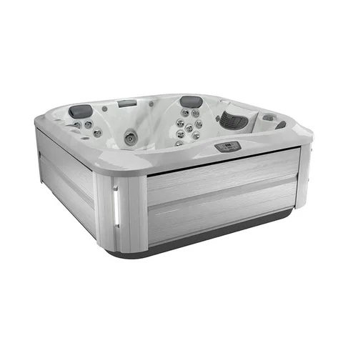 JACUZZI J355  Минибассейн отдельност.Platinum (65), внешняя панель BRUSHED GRAY,  каскад, посветка,нагреватель, массажный подголовник 1шт,без крышки,