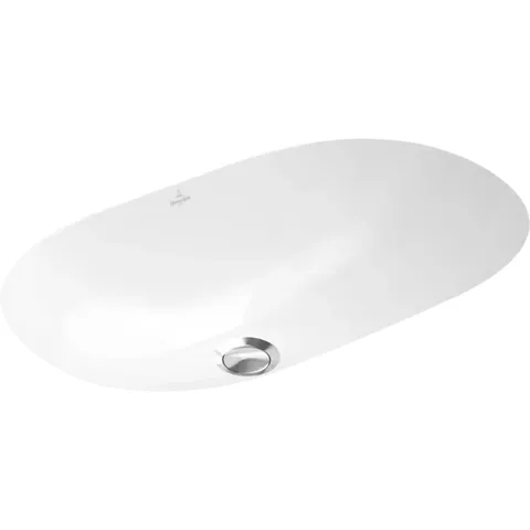 Villeroy&Boch O.novo Раковина встраиваемая под столешницу 530*320*205мм, с переливом, крепеж включен, цвет альпийский белый