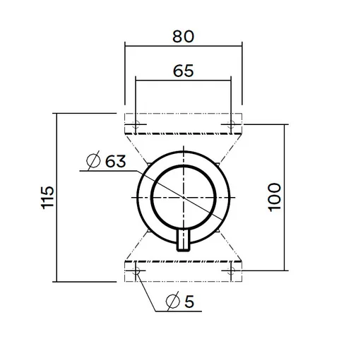 QuadroDesign SOURCE/OTTAVO IN044AS Встраиваемая часть переключателя из стены на 2 потребителя, цвет Brushed Stainless Steel