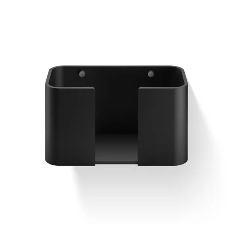 Decor Walther Black Stone WPTBДержатель для бумажных полотенец, подвесной, цвет: черный матовый / хром