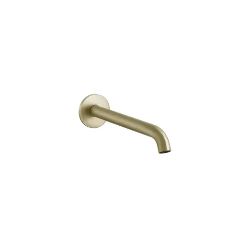 GESSI 316 Настенный излив 200мм на 1/2”, комбинируемый с удаленным управлением (не входит в комплект), цвет: Brushed Brass PVD