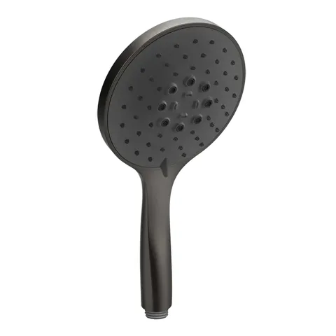 Gessi Emporio Emporio shower 3-позиционная душевая лейка с защитой отизвесткового налёта с черным диском, цвет: Black Metal Br. PVD