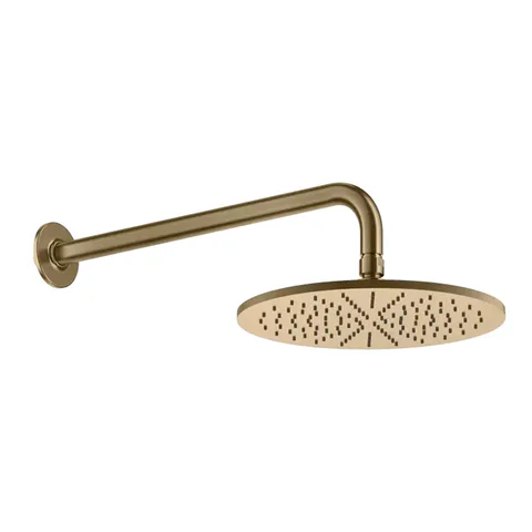 GESSI INCISO Душевая головка настенная, шарнирная на 1/2”,  Ø300мм, цвет Warm Bronze Br. PVD