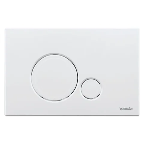Duravit DuraSystem Beta 120 Клавиша смыва для унитаза, пластик, белый (СПЕЦЕНА с февраля 2025) (Спец.цена из наличия)