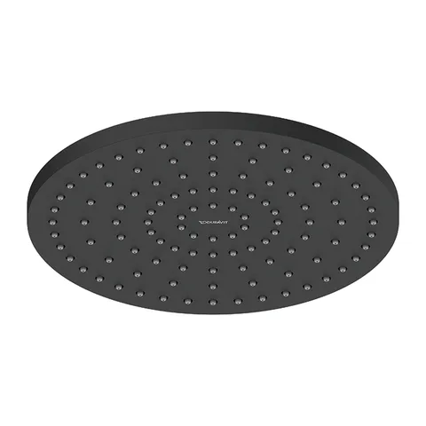 Duravit Верхний душ 250, Материал: пластик, соединительная резьба 1/2&ldquo;, Монтаж: потолок или стена, черный матовый