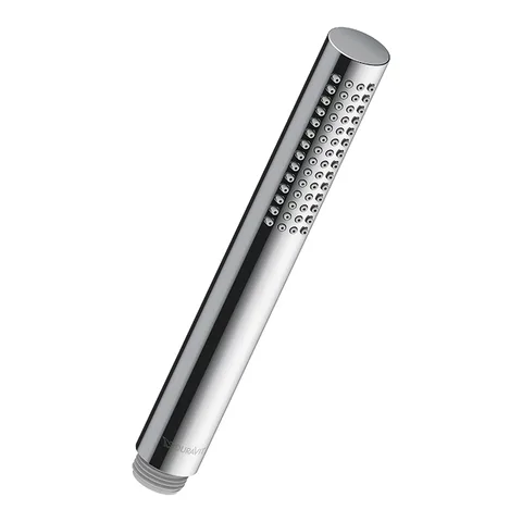 Duravit Душ-цилиндр, соединительная резьба 1/2&ldquo;, силиконовые накладки для упрощения очистки, Режим душа: Дождевая, 197 мм,  хром