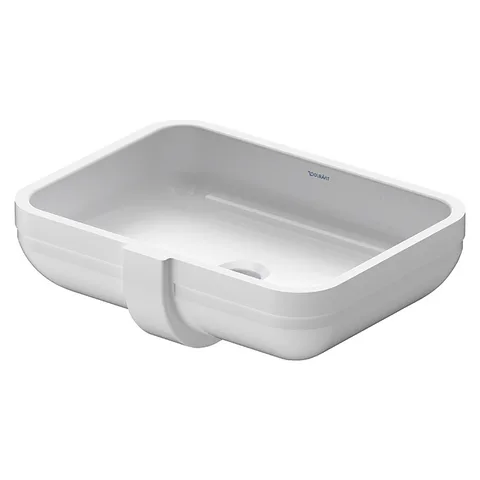 DURAVIT Happy D.2  Раковина встраиваемая снизу 480х345 мм., без отверстия для смесителя, с переливом, цвет белый (Спец.цена из наличия)