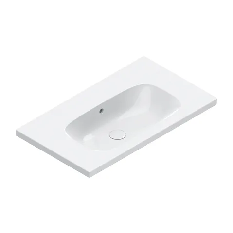Catalano ALVEA Раковина 80x46, без отв. под смеситель, покрытие Cataglaze+, цвет белый глянцевый