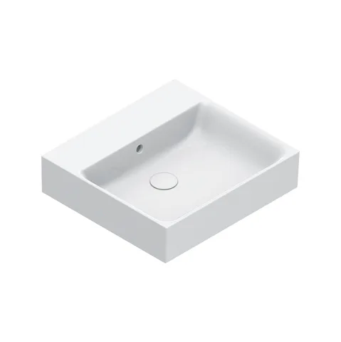 Catalano PREMIUM Раковина 50x47, без отв. под смеситель, покрытие Cataglaze+, цвет белый глянцевый