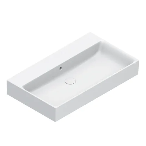Catalano PREMIUM Раковина 80x47, без отв. под смеситель, покрытие Cataglaze+, цвет белый глянцевый