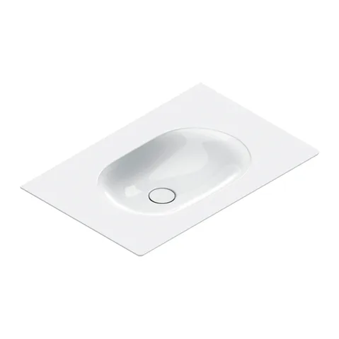 Catalano SFERA Раковина консоль 75x50, без отв. под смеситель, покрытие Cataglaze+, цвет белый глянцевый