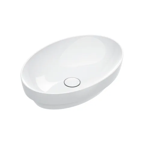 Catalano SFERA Раковина 58x40 h14 встраиваемая, без отв. под смеситель, покрытие Cataglaze+, цвет белый глянцевый