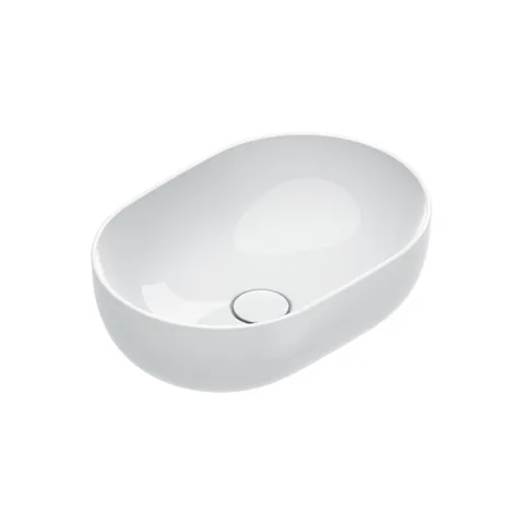 Catalano SFERA Раковина 50x35 h16 накладная, без отв. под смеситель, покрытие Cataglaze+, цвет белый глянцевый