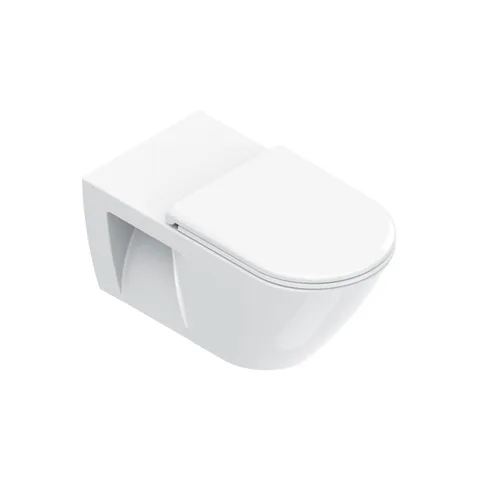 Catalano Comfort Унитаз подвесной 70x37, безободковый, смыв Tornado, покрытие Cataglaze+, цвет белый глянцевый (для маломобильных групп)