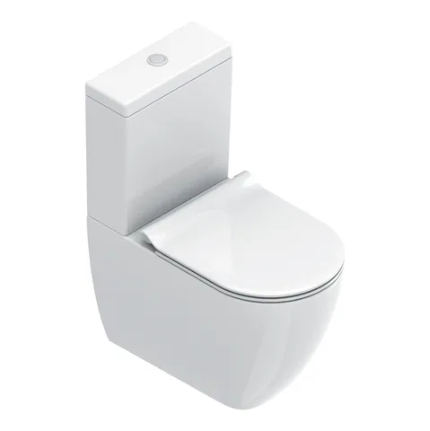 Catalano SFERA Унитаз моноблок 63x36, безободковый, покрытие Cataglaze+, без крепежа, цвет белый глянцевый