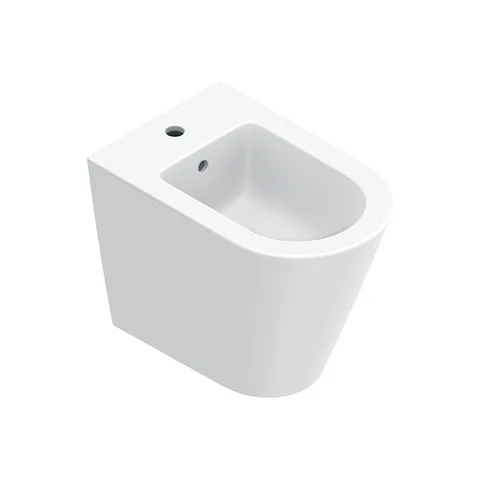 Catalano ZERO Биде напольное 55x35, с 1 отв. под смеситель, покрытие Cataglaze+, без крепежа, цвет белый матовый