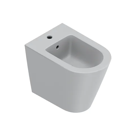 Catalano ZERO Биде напольное 55x35, с 1 отв. под смеситель, покрытие Cataglaze+, без крепежа, цвет Cemento Satinato