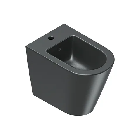 Catalano ZERO Биде напольное 55x35, с 1 отв. под смеситель, покрытие Cataglaze+, без крепежа, цвет черный матовый
