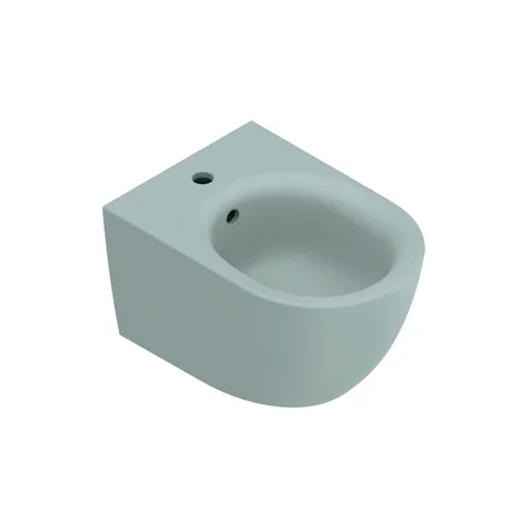 Catalano SFERA Биде подвесное 50x35, с 1 отв. под смеситель, покрытие Cataglaze+, без крепежа, цвет Aqua Satinato