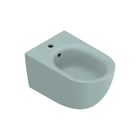 Catalano SFERA Биде подвесное 55x35, с 1 отв. под смеситель, покрытие Cataglaze+, без крепежа, цвет Aqua Satinato