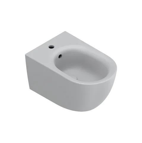 Catalano SFERA Биде подвесное 55x35, с 1 отв. под смеситель, покрытие Cataglaze+, без крепежа, цвет Cemento Satinato