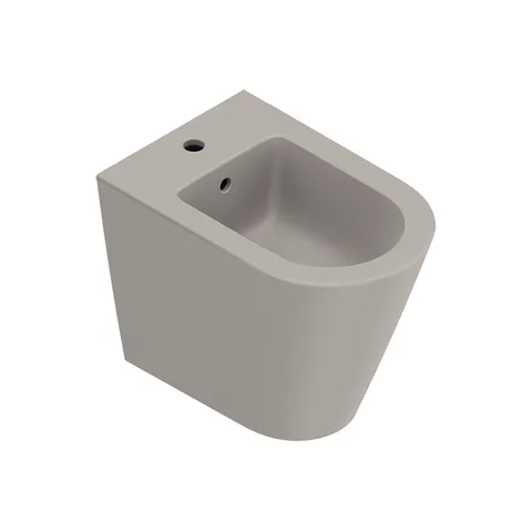 Catalano ZERO Биде напольное 55x35, с 1 отв. под смеситель, покрытие Cataglaze+, без крепежа, цвет Tortora Satinato