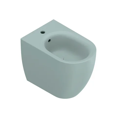 Catalano SFERA Биде напольное 54x35, с 1 отв. под смеситель, покрытие Cataglaze+, без крепежа, цвет Aqua Satinato