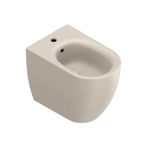 Catalano SFERA Биде напольное 54x35, с 1 отв. под смеситель, покрытие Cataglaze+, без крепежа, цвет Sabbia Satinato