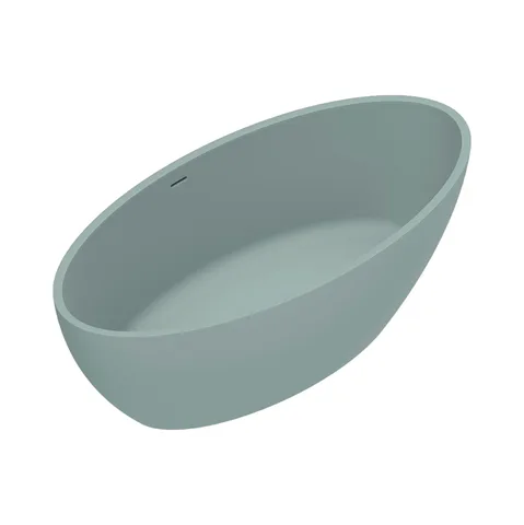 Catalano SOLID Ванна  165x80h52 с переливом, сифон в комплекте, цвет Aqua Satinato