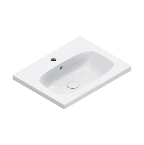 Catalano ALVEA Раковина 60x46, с 1 отв. под смеситель, покрытие Cataglaze+, цвет белый глянцевый