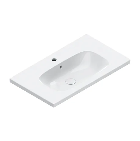 Catalano ALVEA Раковина 80x46, с 1 отв. под смеситель, покрытие Cataglaze+, цвет белый глянцевый