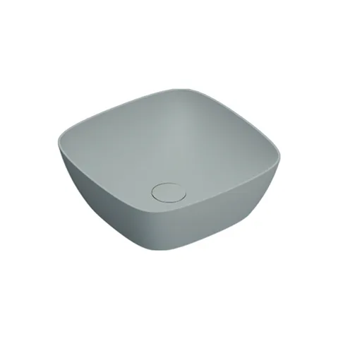 Catalano ALVEA Раковина 40x40 накладная, без отв. под смеситель, покрытие Cataglaze+, цвет Aqua Satinato
