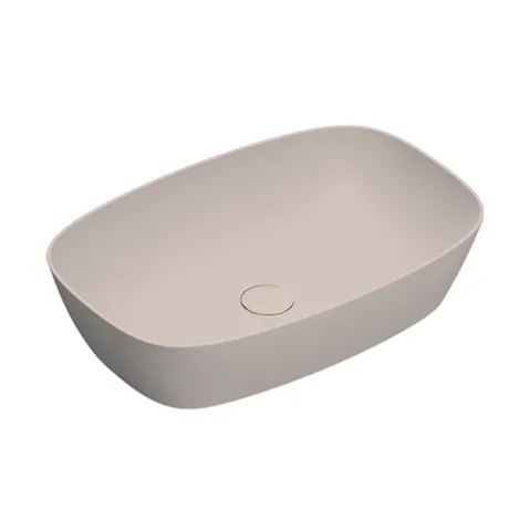 Catalano ALVEA Раковина 60x40 накладная, без отв. под смеситель, покрытие Cataglaze+, цвет Seta Satinato