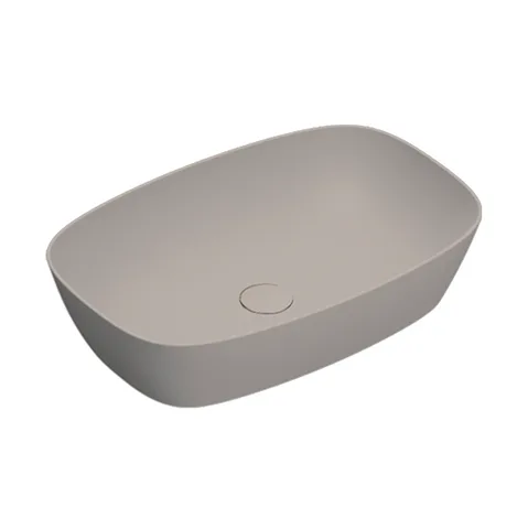 Catalano ALVEA Раковина 60x40 накладная, без отв. под смеситель, покрытие Cataglaze+, цвет Tortora Satinato