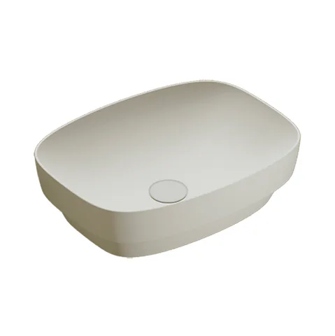 Catalano ALVEA Раковина 50x38 встраиваемая, без отв. под смеситель, покрытие Cataglaze+, цвет Cemento Satinato