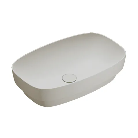 Catalano ALVEA Раковина 60x38 встраиваемая, без отв. под смеситель, покрытие Cataglaze+, цвет Cemento Satinato