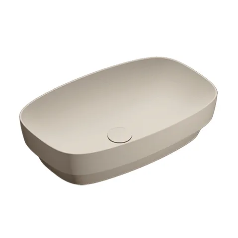 Catalano ALVEA Раковина 60x38 встраиваемая, без отв. под смеситель, покрытие Cataglaze+, цвет Sabbia Satinato