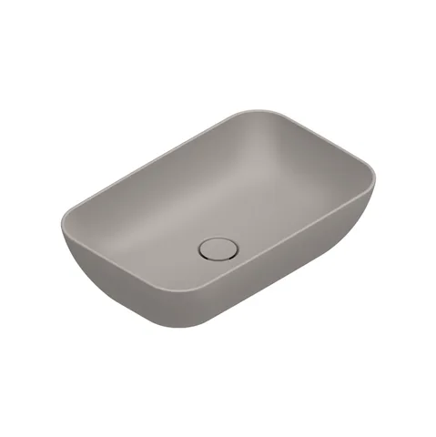 Catalano GREEN Раковина 60x38 h15 накладная, без отв. под смеситель, покрытие Cataglaze+, цвет Tortora Satinato