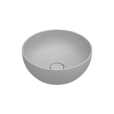 Catalano GREEN Раковина D40 h15 накладная, без отв. под смеситель, покрытие Cataglaze+, цвет Cemento Satinato