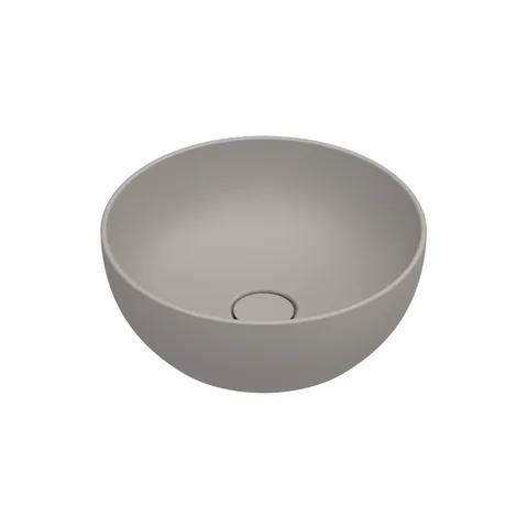 Catalano GREEN Раковина D40 h15 накладная, без отв. под смеситель, покрытие Cataglaze+, цвет Tortora Satinato
