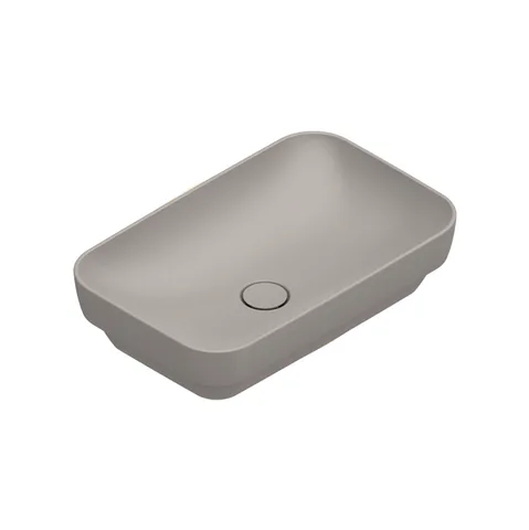 Catalano GREEN Раковина 60x38 h14 встраиваемая, без отв. под смеситель, покрытие Cataglaze+, цвет Tortora Satinato