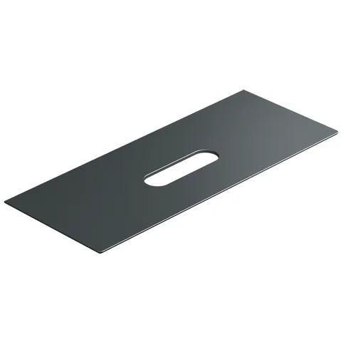 Catalano Столешница керамическая 125x50, с отверстием , цвет черный матовый