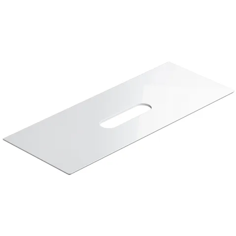 Catalano Столешница керамическая 125x50, с отверстием , цвет белый глянцевый